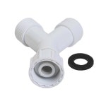 1개 스플리터 조이너 와셔 커넥터 어댑터 식기세척기 세탁기용 온수 냉수 이중 인입 호스