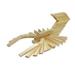 우드칩 250P 원목칩 우드블록 나무블록쌓기