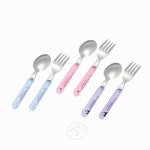 DOFM 산리오 수저포크세트 휴대용수저세트 유아용수저세트 헬로키티