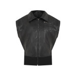 까스텔바작 레더 오버핏 베스트 BGEWVT801