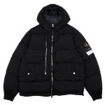 스톤아일랜드 나일론 안티 드롭 앤 집 후드 패딩 147451193