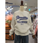 스테파니 세이브존01 밑단 배색 맨투맨 티셔츠 A25TS5403