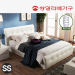 상일리베가구 로렌 가죽 평상형 침대 SS