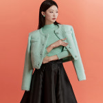 딘트 니트 패드 가디건 J2148