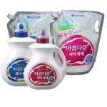 유한양행 유한양행 아름다운 세탁세제 용기 2.3L+ 리필 500ml (2+2개)