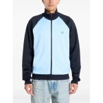 프레드페리 블루 네이비 콘트라스트 슬리브 트랙 자켓 J1326