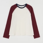 아워호프 투톤 래글런 티셔츠 H25FA-TS02