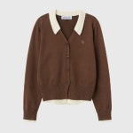 제너럴아이디어 에센셜 카라 레이어드 가디건 WBD3L04524