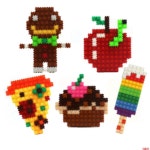 블록 조립 완구 간식 모양 창의력 개발 장난감 망고11 툭툭블럭 간식 초코머핀 1개