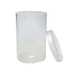 크리앤조이 아크릴 원통케이스 뚜껑포함 70x120 H