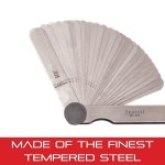 스트레이트 가 스타렛 강화 강철 영국 두께 게이지 - 목수 주택 개량에 이상적임 26개의 1 2 -1 4 x 3 -1 32 크기 0015 - 025 66