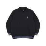 캉골 긴팔티 CQK 칼리지 애슬리트 스웨트셔츠 1763 KQFC-RT17630BK