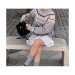 드로우핏우먼 펜스 노르딕 풀오버 니트 DFWMKN5402