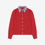 베스띠벨리 스트라이프 셔츠 레이어드 가디건 BKCCB29700