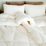 정온침장 푸른자리 먼지없는 극세사이불 겨울 차렵이불 세탁망 퀸이불 단품