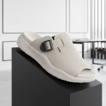 너나드리몰 푹신한 사계절 쿠션 슬리퍼 남녀공용 사무실 슬리퍼 250 4 카키