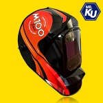 위더스에프앤비 위더스 위더스 트루컬러 간편 자동 용접면 마스크 전자 헬멧 얼굴 보호면 차광 휴대용 자동면 태양광충전