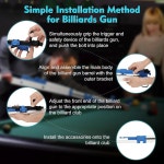 조이트레이드 당구 풀 큐 자동 큐 스틱 힘의 자유 제어 당구장과 클럽에서 사용하기에 적합한 간단한 조립 DIY 크리에이티브 필요