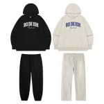 A I P 뉴캐슬 오버핏 후드티 조거 와이드 팬츠 세트