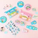 울리불리 미르모 퐁퐁퐁 랜덤 파우치 손거울 케이블홀더