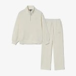 휠라키즈 휠라 키즈 벨로아 골지 크롭 반집업 상하세트 FK2FSG4102F-PBA