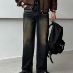 털보형제들 리티 워싱 와이드 청바지 연청 중청 그레이청 진청 흑청