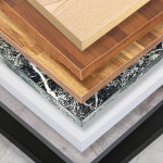 오디엔즈 오디엔즈 작은 선반 테이블 리폼용 LPM 상판 550 x 550 MDF 컬러 보드 목재