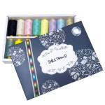 스마일스레드 스마일재봉실 프리미엄 코아사 53수 2합 102색상 1000M 구터만사 재봉실 미싱실