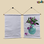 캔버스천 그리기족자 무지 패브릭족자 캘리그라피 캘리그래피 족자만들기 그리기액자 미술놀이 만들기재료