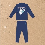 스윔마베베 투피스 스위밍래빗 래쉬가드 퍼플네이비