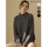 머스트비 여성 모크넥 루즈핏 니트