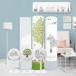 리빙홈데코 역마진 에어컨커버 스탠드 벽걸이 원형 선풍기 덮개 에어콘 대형 스판 LG 삼성 듀얼