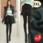 제이피플 제이피플 여성용 A-11 피치2단플레어치렝스 치마레깅스