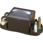 산 자마르 베뉴 테이블 상판 인터폴드 냅킨 디스펜서 200개 용량 H4003TBK