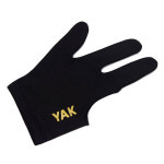 야크 당구장갑 왼손잡이용 검정색 10개 오른손착용 큐대 당구장장갑 당구장세손장갑