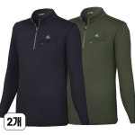 워킹맨 1 1 가을 겨울시즌 따뜻한 기모 긴팔 집업 티셔츠 작업복 외출복 일상복 아웃도어 상의 곤색 청담색 110 AW205