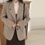 클래식 포켓 울 자켓 YMSH25FW254