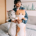 밸라솜 모찌 고양이 바디필로우70cm 안고 자는 베개