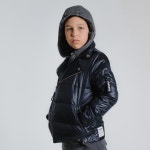누누누 BIKER DOWN JACKET NU24DS305