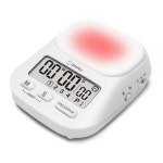 드레텍 Dretec pomodoro 타이머 공부를 위한 생산성 대형 버튼 간격