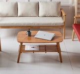 j0134 900접이식 소파테이블 고무나무 원목 테이블 좌탁