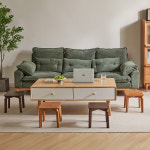 에코 소라노 원목 스툴 미니 의자 나무 우드 다용도 스툴