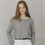 아워호프 아워호프 Stripe Raglan T-shirt - H24FW-TS01-BLK 305238