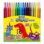 지구화학 지구화학 투명이 색연필 16색 1세트 단품