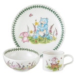 포트메리온 포트메리온 포트메리온 미니메리온 토끼와 곰 세트 3p rabbit bear Plate Bowl Mug 3개