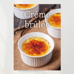 크림뷔렐레 포스터 디저트 카페 브런치 메뉴 디자인 출력 이미지 문구수정 패트 타공 큐방포함 A1