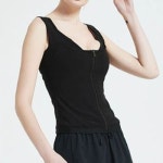 여성 땀복 지퍼나시 민소매 사우나수트 운동 나시