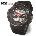 K2 케이투 K2 tornado 학생 군인 아웃도어 스포츠전자시계 K2-021-BLACK