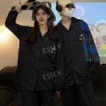 커플룩 휴양지 신혼여행 잠옷 시밀러룩 가을 30대 커플 여자 권장 70 - 82 5kg I H9059