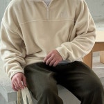 인히어맨즈 USA 후리스 오버핏 아노락